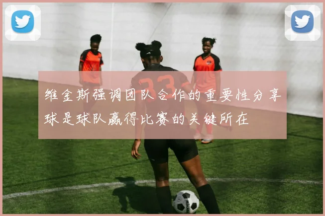 维金斯强调团队合作的重要性分享球是球队赢得比赛的关键所在